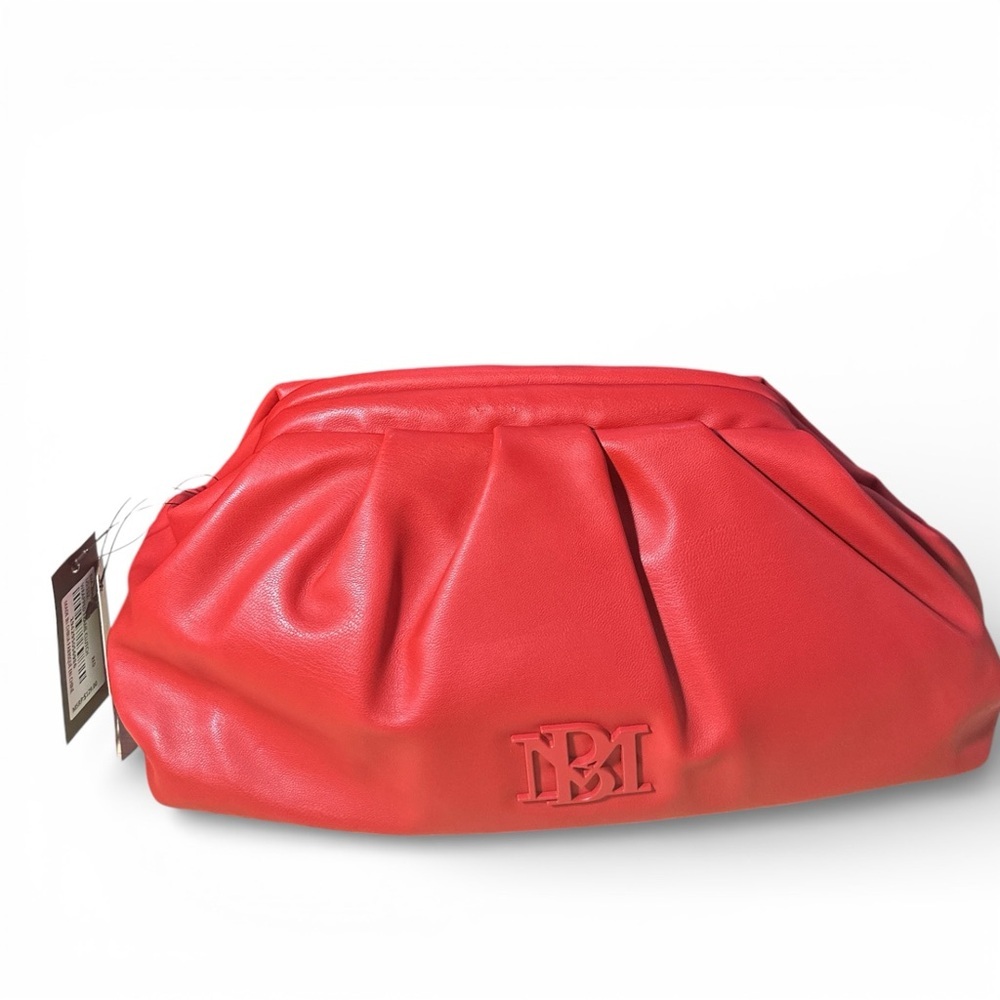 Badgley Mischka Bold Red Cosmetic Bag